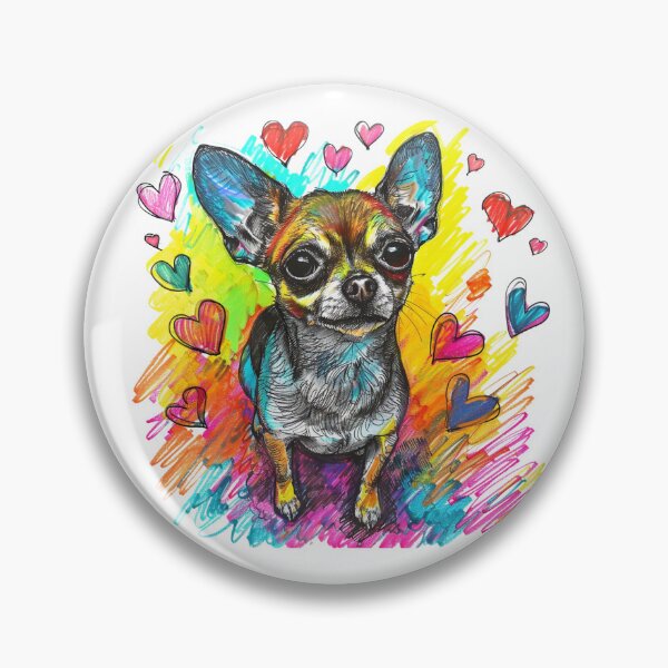 Artikelvorschau, Chihuahua Traum: Ein Kaleidoskop aus Farben und Liebe entworfen und verkauft von Dianag76.