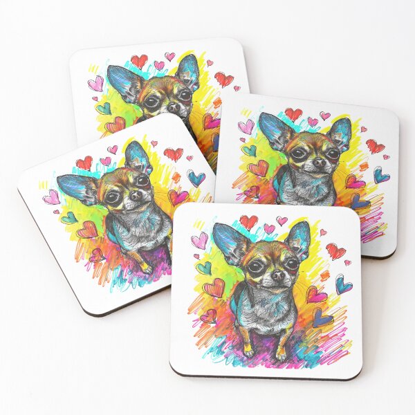 Item preview, Chihuahua Dream: A kaleidoscope of colors and love designed and sold by Dianag76.