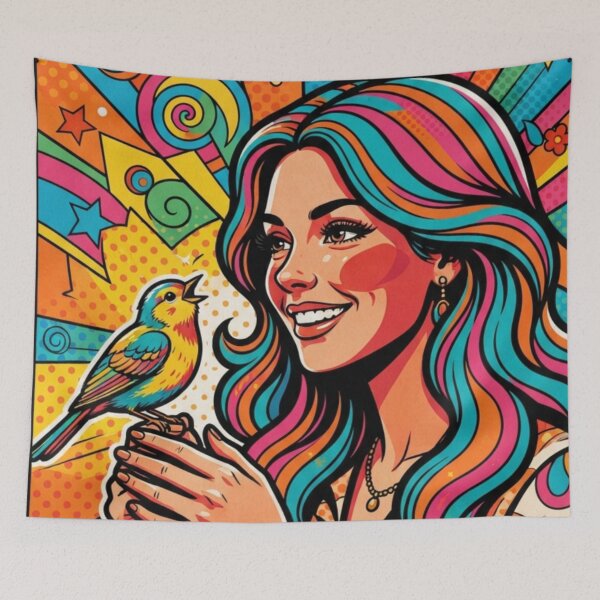 Item preview, Beautiful girls of the 70s. designed and sold by PP&RAINBOW SHOP.