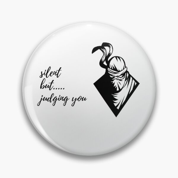 Item preview, Silent But Judging You Ninja Sticker Art designed and sold by Chipkooo.