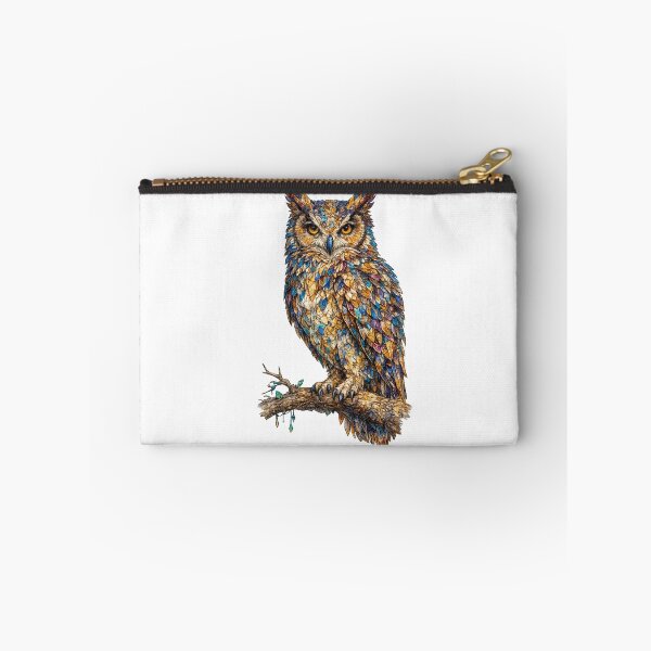 Item preview, Colorful Mosaic Owl – Vibrant Wildlife Art designed and sold by SmikiM.