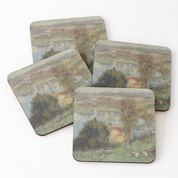 Item preview, Frederick McCubbin - The Yarra from Kensington Road designed and sold by tomorrowsart.