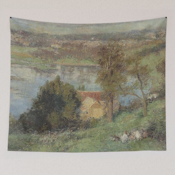 Item preview, Frederick McCubbin - The Yarra from Kensington Road designed and sold by tomorrowsart.