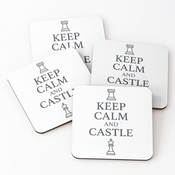 Item preview, Keep Calm and Castle – Funny Chess Quote Gift for Chess Players, Chess Lovers & Strategy Game Fans designed and sold by KnightVibe.