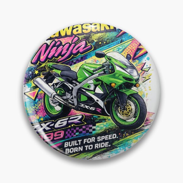 Item preview, Kawasaki zx6r pop art 90s designed and sold by tensaiwear.