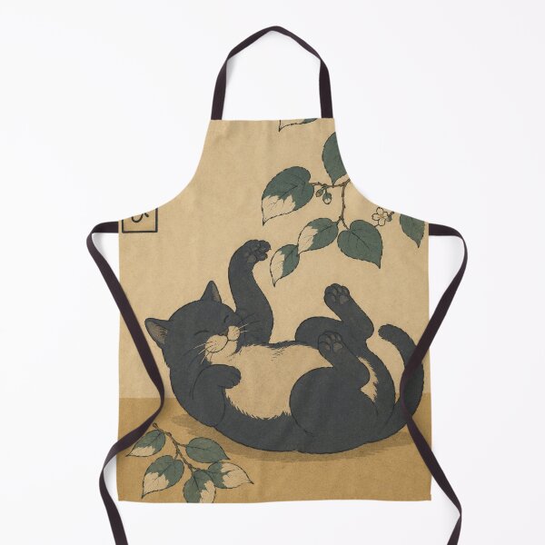 Item preview, Cat in Silver Vine Bliss — Neko Botanica No. 6 | Japanese Cat Woodblock designed and sold by Planthem.
