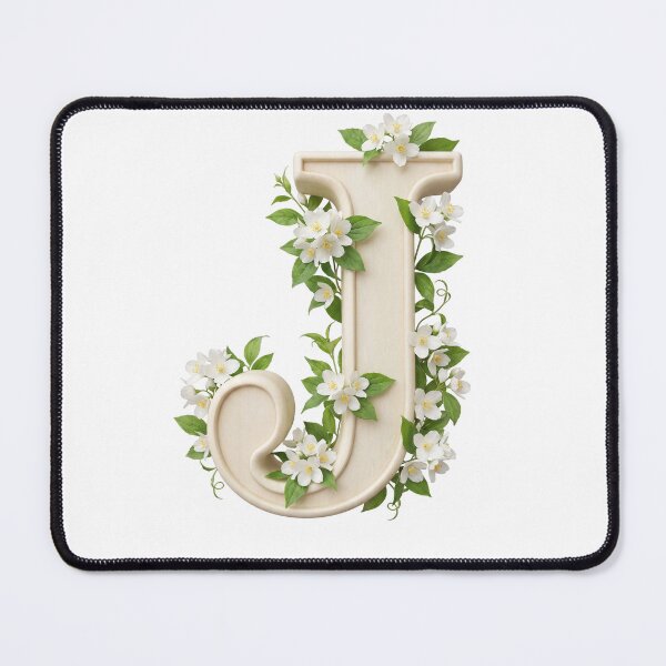 Item preview, Botanical Floral Letter J Monogram designed and sold by Helenaphotoart.