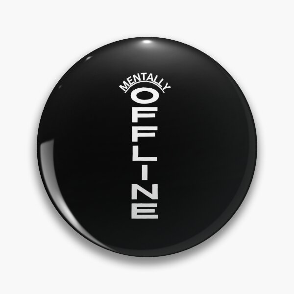 Item preview, Mentally Offline Introvert Humor Quote T-Shirt designed and sold by RteesStudio.
