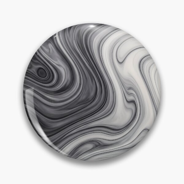 Item preview, Liquid Abstract in Charcoal and Ivory — Soft Modern Marble Art designed and sold by SeamPix.