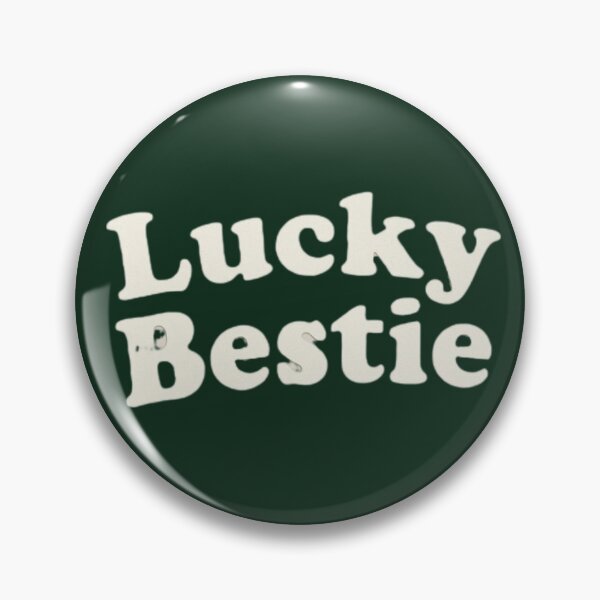 Item preview, Lucky Bestie Minimalist Cream Text Aesthetic designed and sold by Lirendesigns.