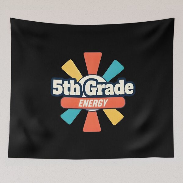 Item preview, Retro 5th Grade Energy Vintage Sunburst Teacher Team T-Shirt designed and sold by FestivityFinds.