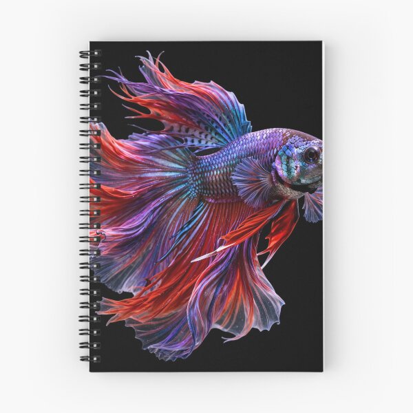 Item preview, Colorful Siamese Fighting Betta Fish Majestic Aquatic Watercolor Art designed and sold by Dream Weave Studio.