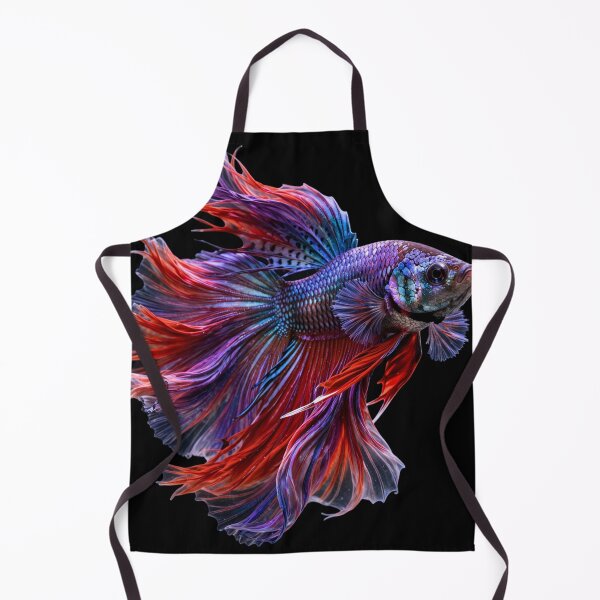 Item preview, Colorful Siamese Fighting Betta Fish Majestic Aquatic Watercolor Art designed and sold by Dream Weave Studio.