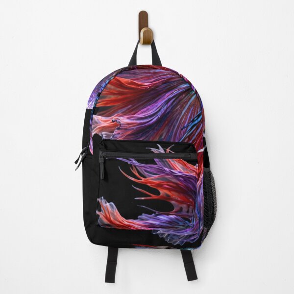 Item preview, Colorful Siamese Fighting Betta Fish Majestic Aquatic Watercolor Art designed and sold by Dream Weave Studio.