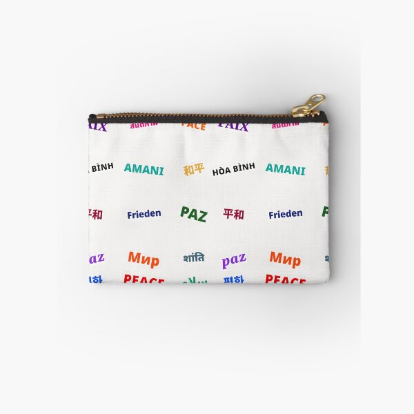 Item preview, Multilingual World Peace Typography Streetwear designed and sold by SOOstudio73.