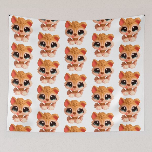 Item preview, littlest pet shop dog designed and sold by CatsCritterDesigns .