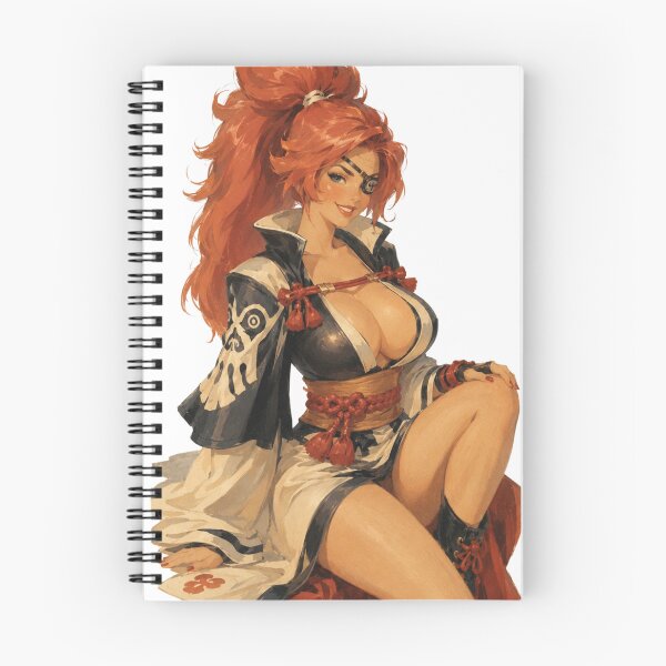 Item preview, Samurai Pirate Pin Up | Vintage Warrior Girl | Original Fantasy Pinup Art designed and sold by Cosplayvintage.