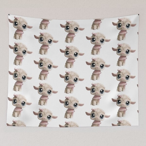 Item preview, littlest pet shop lamb designed and sold by CatsCritterDesigns .