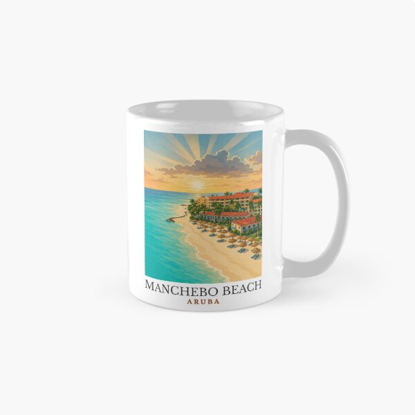 Item preview, Manchebo Beach - Aruba  designed and sold by GoodOldVintage.