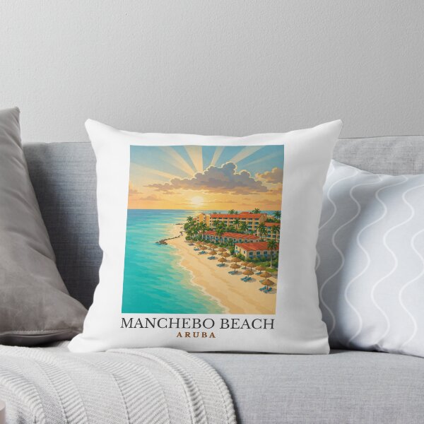 Item preview, Manchebo Beach - Aruba  designed and sold by GoodOldVintage.