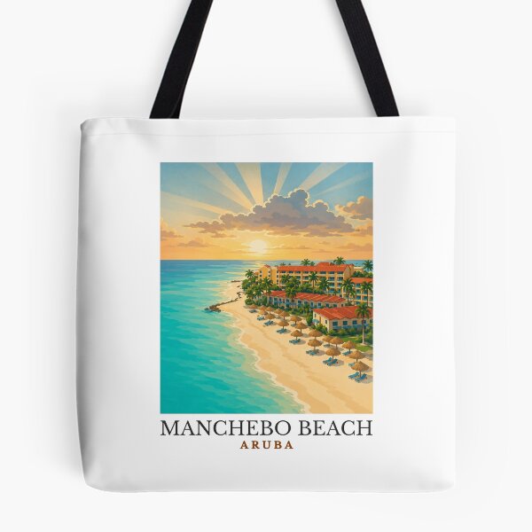 Item preview, Manchebo Beach - Aruba  designed and sold by GoodOldVintage.