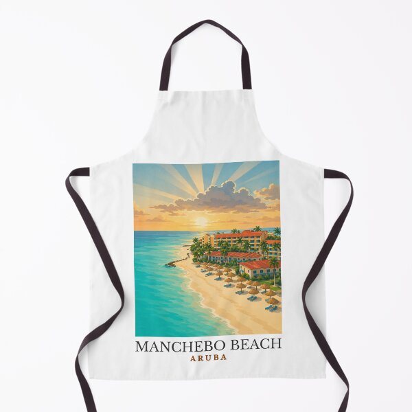 Item preview, Manchebo Beach - Aruba  designed and sold by GoodOldVintage.