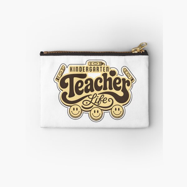 Item preview, Retro Kindergarten Teacher Life Groovy Crayon Badge T-Shirt designed and sold by FestivityFinds.