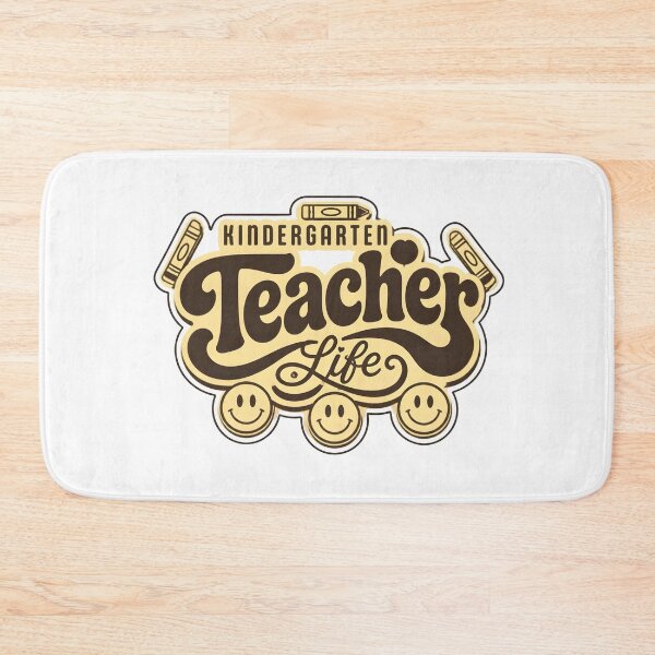 Item preview, Retro Kindergarten Teacher Life Groovy Crayon Badge T-Shirt designed and sold by FestivityFinds.