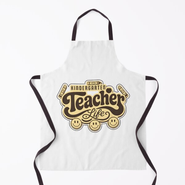 Item preview, Retro Kindergarten Teacher Life Groovy Crayon Badge T-Shirt designed and sold by FestivityFinds.