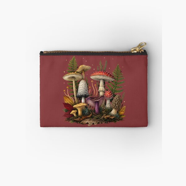 Item preview, Enchanted Forest Floor: Botanical Mushroom & Fern Illustration designed and sold by 63Hotpeppers.