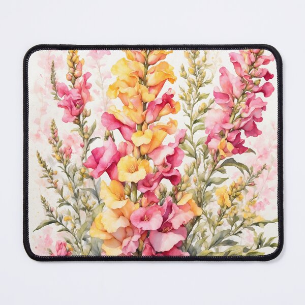 Item preview, Snapdragon Flower Watercolor Painting designed and sold by RawNaturePrints.
