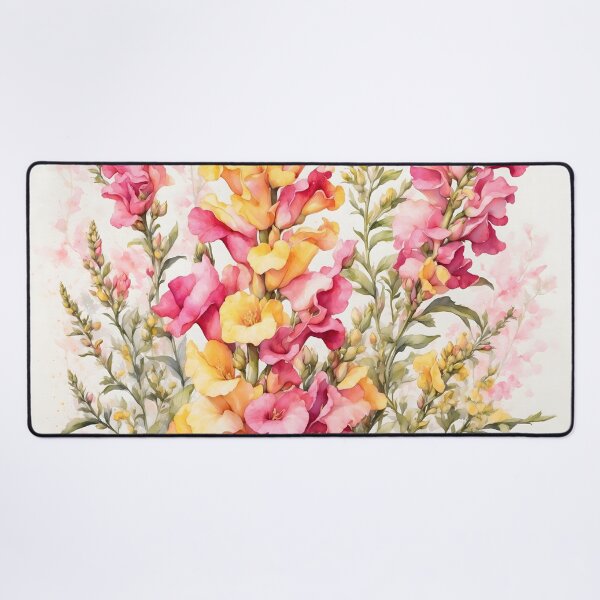 Item preview, Snapdragon Flower Watercolor Painting designed and sold by RawNaturePrints.
