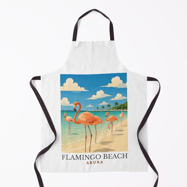Item preview, Flamingo Beach - Aruba designed and sold by GoodOldVintage.