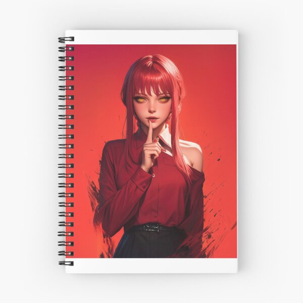 Item preview, Makima Chainsaw Man Aesthetic: Red Hair Anime Girl designed and sold by ButimarArt.