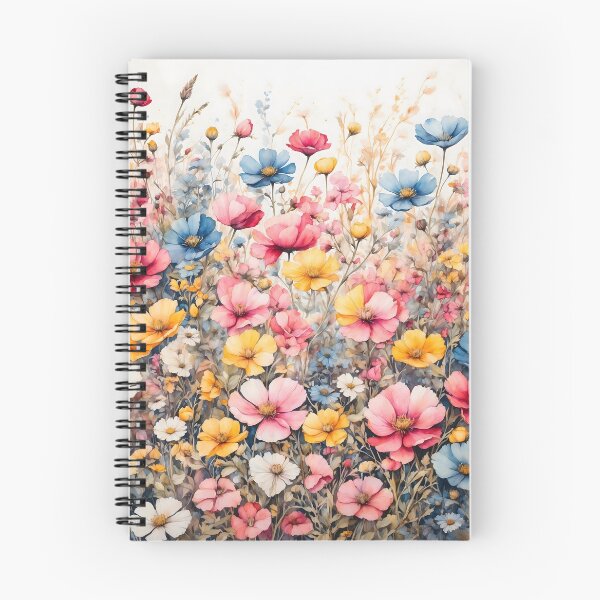 Item preview, Wildflower Meadow Watercolor Painting designed and sold by RawNaturePrints.