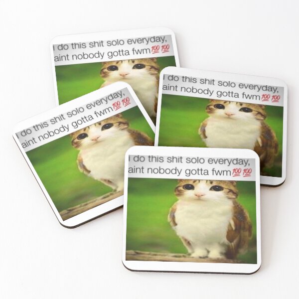 Item preview, i do this shit solo everyday cat meme designed and sold by CatsCritterDesigns .