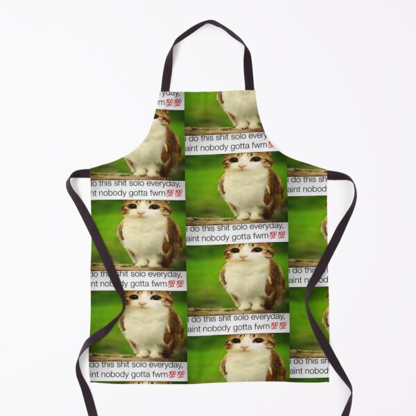 Item preview, i do this shit solo everyday cat meme designed and sold by CatsCritterDesigns .
