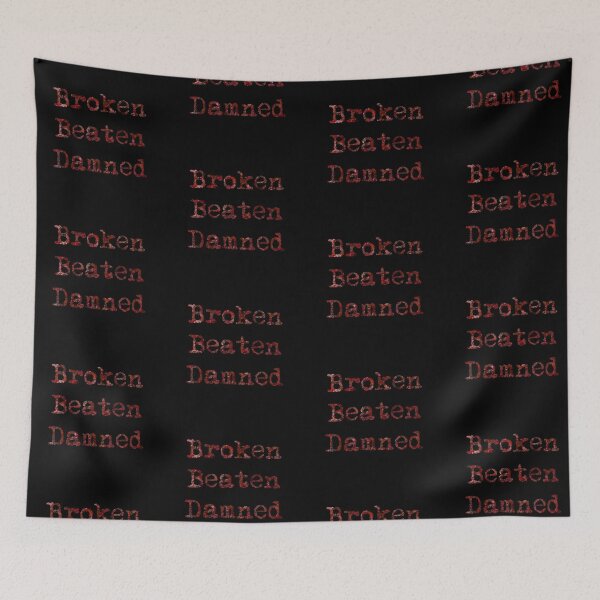 Aperçu de l'œuvre Broken Beaten Damned MCR inspiré par Gerard Way Black Parade créée et vendue par TipsyTauroDesigns.