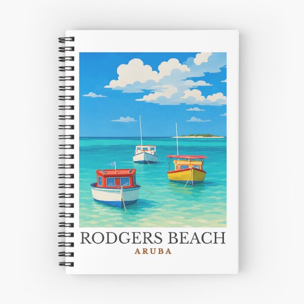 Item preview, Rodgers Beach - Aruba  designed and sold by GoodOldVintage.
