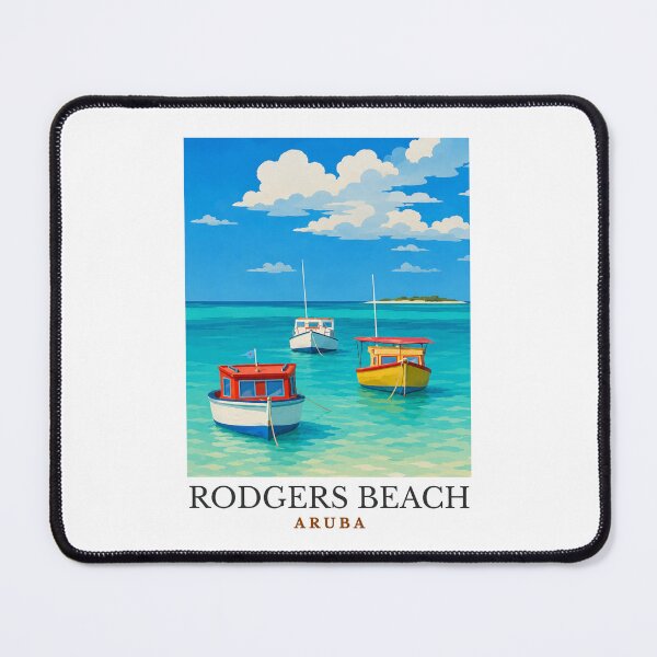 Item preview, Rodgers Beach - Aruba  designed and sold by GoodOldVintage.