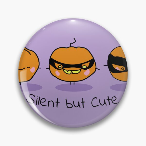 Item preview, Silent But Cute Kawaii Ninja Pumpkins Halloween designed and sold by JOCSTOCK.