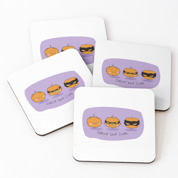 Item preview, Silent But Cute Kawaii Ninja Pumpkins Halloween designed and sold by JOCSTOCK.