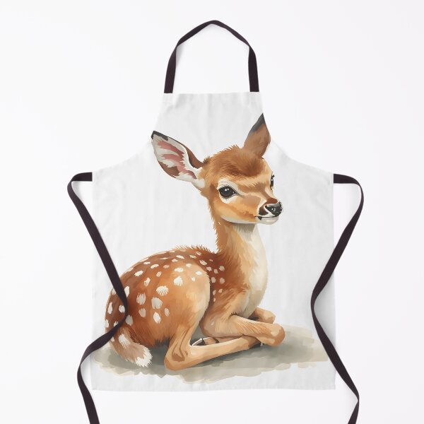 Item preview, Baby Deer Fawn Watercolor Painting designed and sold by RawNaturePrints.