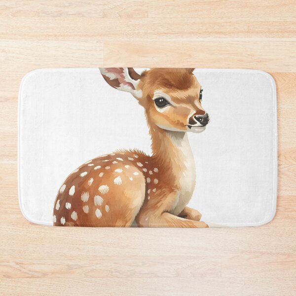 Item preview, Baby Deer Fawn Watercolor Painting designed and sold by RawNaturePrints.