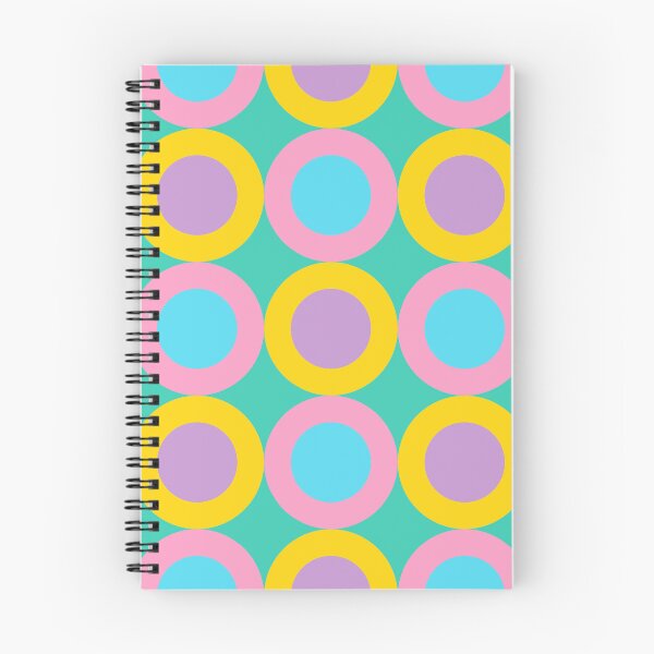 Item preview, Colorful Retro Geometric Circle Seamless Pattern designed and sold by Nicha Studio.