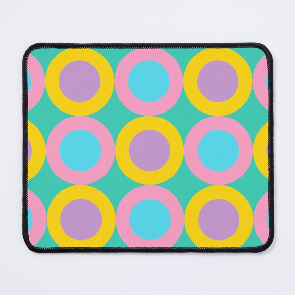 Item preview, Colorful Retro Geometric Circle Seamless Pattern designed and sold by Nicha Studio.