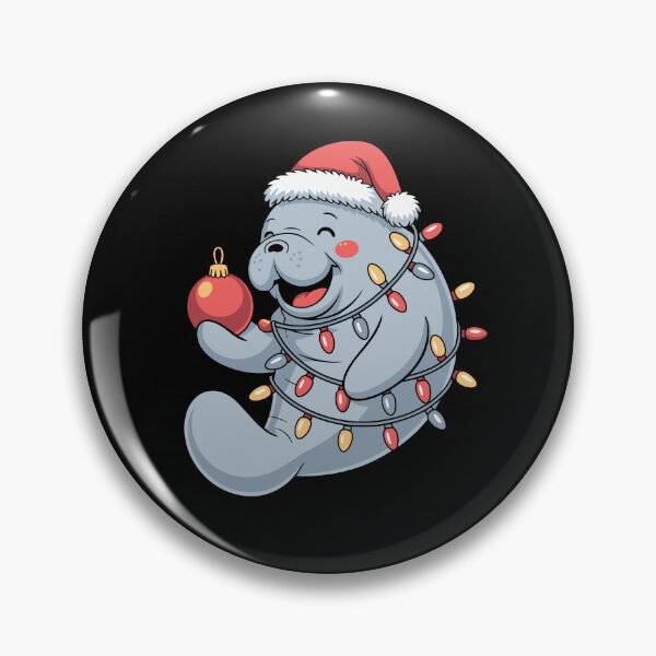 Item preview, Manatee with Christmas Lights designed and sold by jkrphoto.