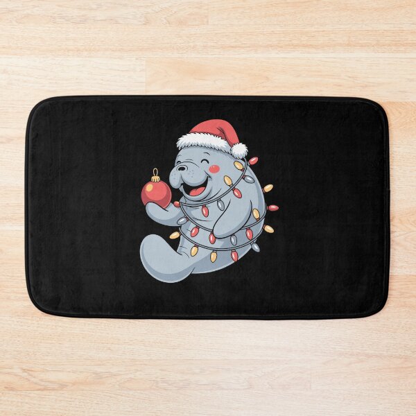 Item preview, Manatee with Christmas Lights designed and sold by jkrphoto.