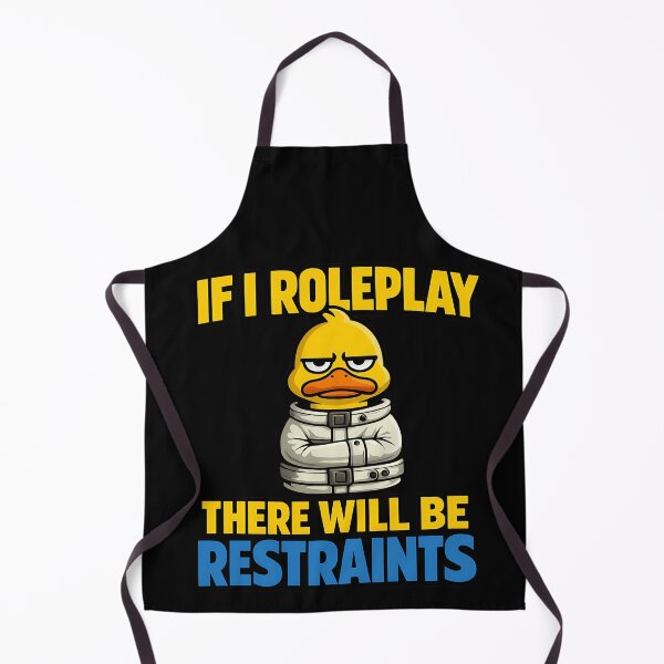 Item preview, If I Roleplay There Will Be Restraints Funny Duck RPG Shirt designed and sold by TeeTimeTreasure.