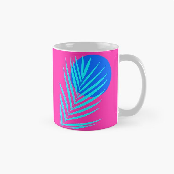 Item preview, Neon Palm Leaf Blue Moon Tropical Art designed and sold by GemsAnatomy.